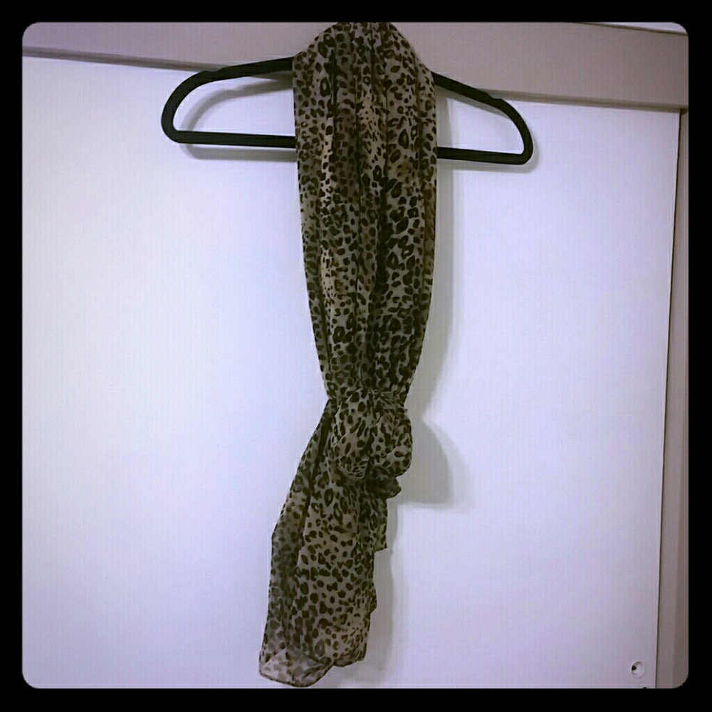 leopard Long Scarf on SALE
